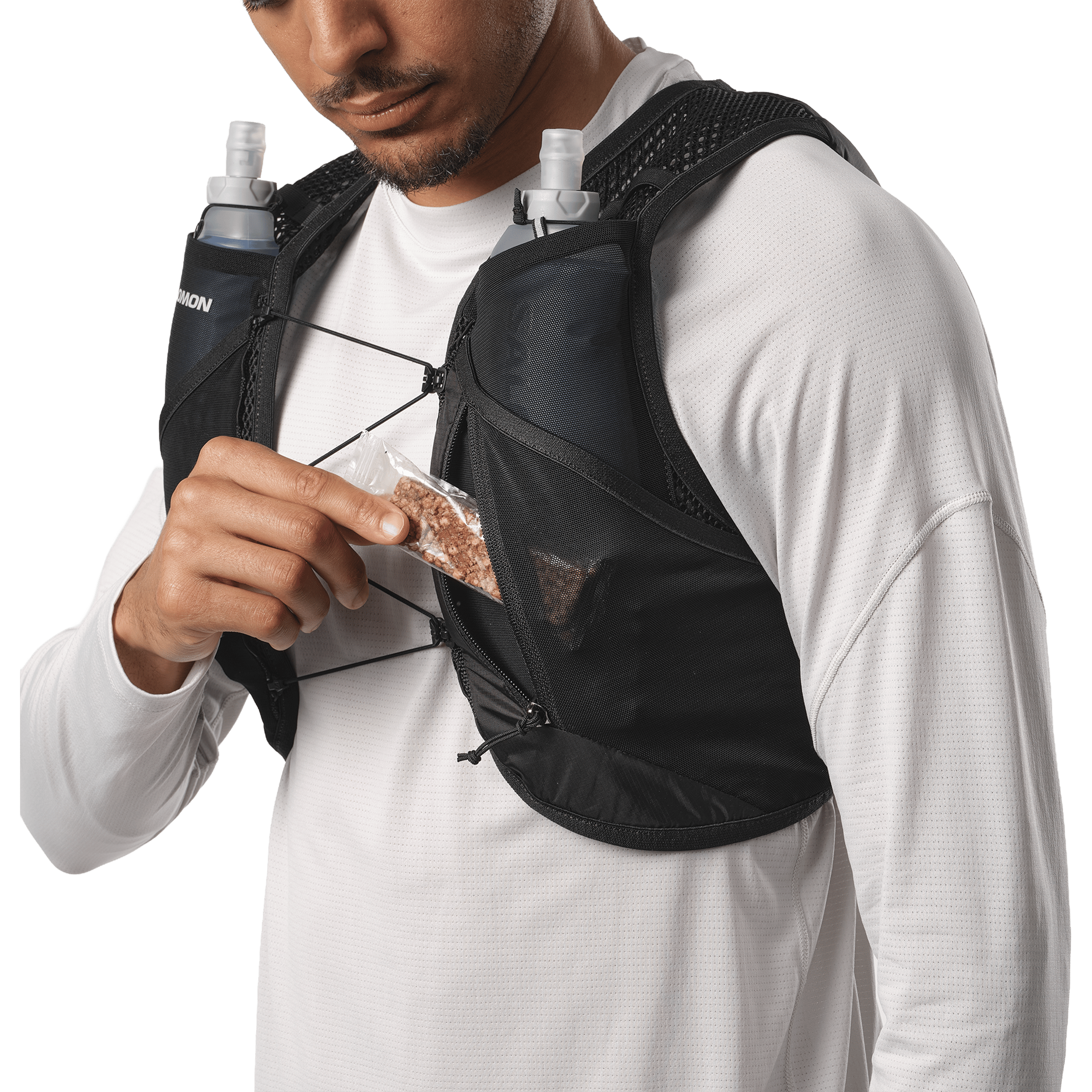 Salomon Unisex Active Skin Hydration Running Pack Black/Metal - 4